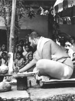 HH Shrimat Parijnanashram Swamiji III performing Shami-Puja at  Shirali [Photo Courtesy - KB Jothady]